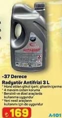 -37 DERECE RADYATÖR ANTİFRİZİ 3 L fiyat ve kampanya bilgisi